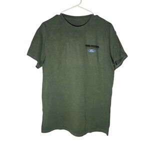Ford Pickups Built Tough Green Faded Unisex Tshirt Size M